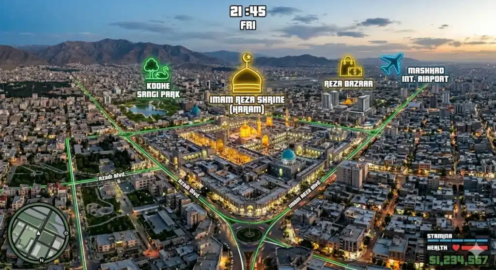 بهترین جاذبه تفریحی مشهد
